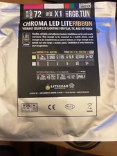 LiteGear Chroma LED LiteRibbon, RGB Tungsten, 4 in 1, 12v, 5m Brand New Sealed