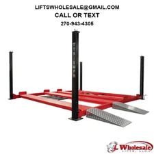 New Triumph NSS-9000DW 9,000 lb Double Service Storage Four Post Automotive Lift