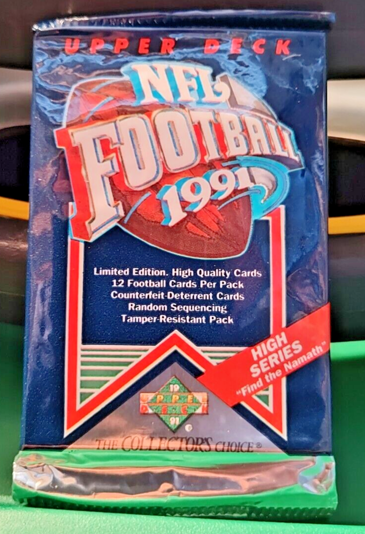 1991 Upper Deck High Series Limited Edition NFL Football 12 Card Pack! 🔥🔥🔥