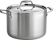 Triple Clad Stainless Steel 8-Quart Stock Pot with Lid