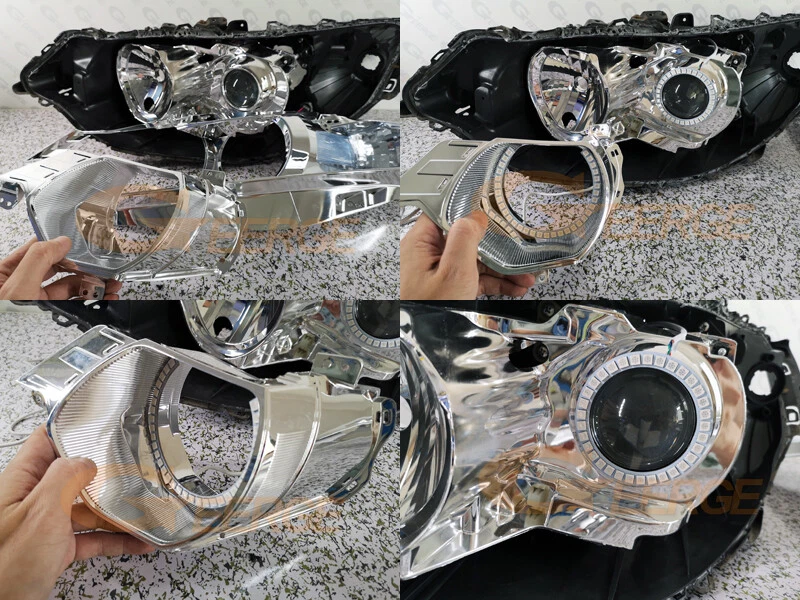 Para Acura TSX CU2 Multicolor RGB LED Ojos de Ángel Kit Anillos Halo Bluetooth APP Foto 3 de 4