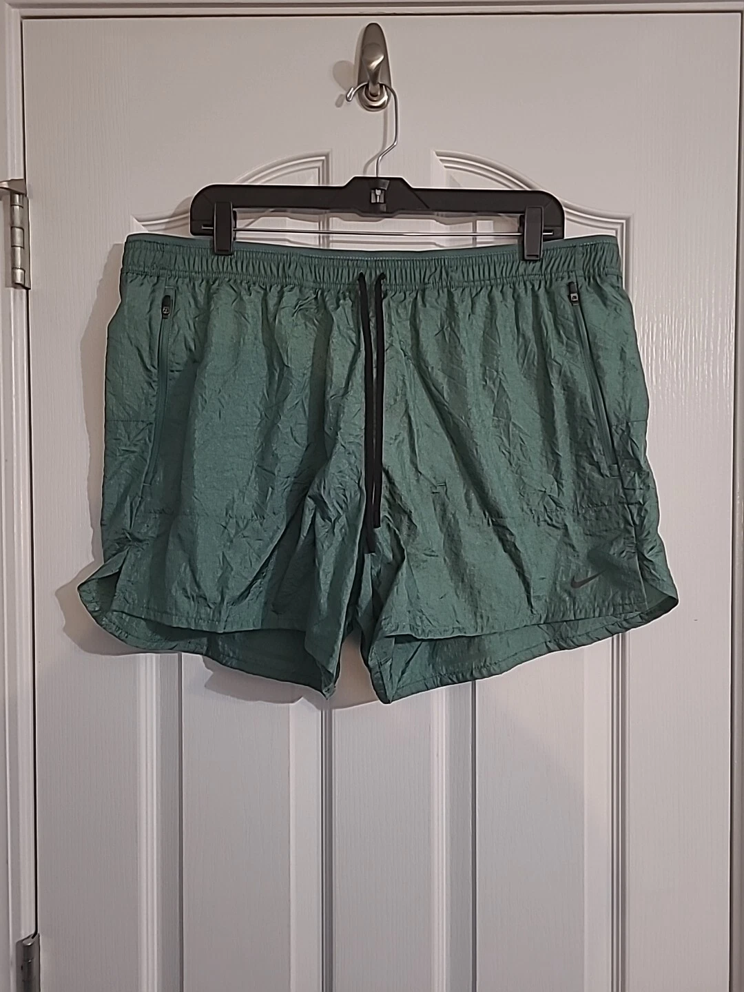 Nike Dri-FIT Mens XXL Green 5'' Brief-Lined Stride Running Shorts FN3391-361 New