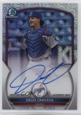 2023 Bowman Chrome Mega Box Chrome Mojo Auto Diego Cartaya #BCMA-DC Auto 6e7