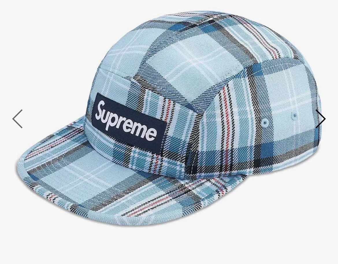 Supreme Plaid Camp Cap | eBay