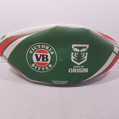 VB State of origin football Size 5 Green white Victoria Bitter SOO Brand New