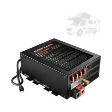 RV Power Converter 100 Amp with Smart Battery Charger 110V AC to 12V DC