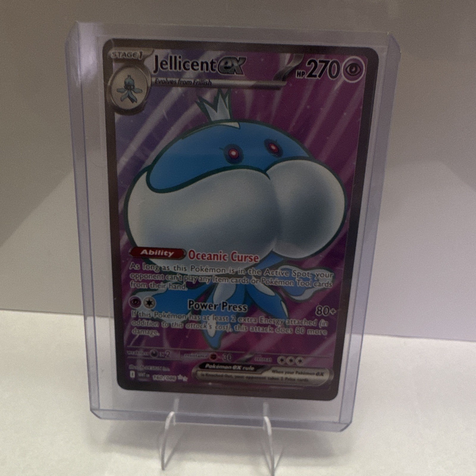 Pokemon TCG Jellicent ex 160/086 Sv: White Flare Ultra Rare Holo