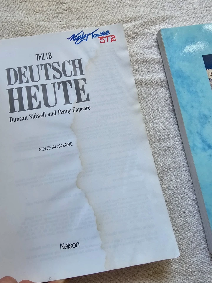 Vintage GCSE 90s German Today Deutsch Heute Teil 1 2 Learn Speak Study Bundle - Image 3 of 4