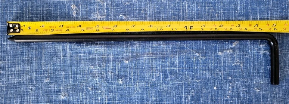 Brainerd • #B005 • Perno de caña de acero de 18" para puertas de bloqueo • ¡Nuevo/sin usar/Caja abierta! Foto 2 de 2