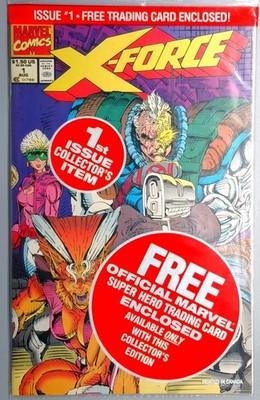 X-Force #1 NM Deadpool Card Marvel 1991