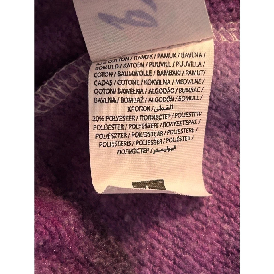 Pantalones deportivos grandes vintage tie dye púrpura fruta del telar adulto Foto 2 de 4