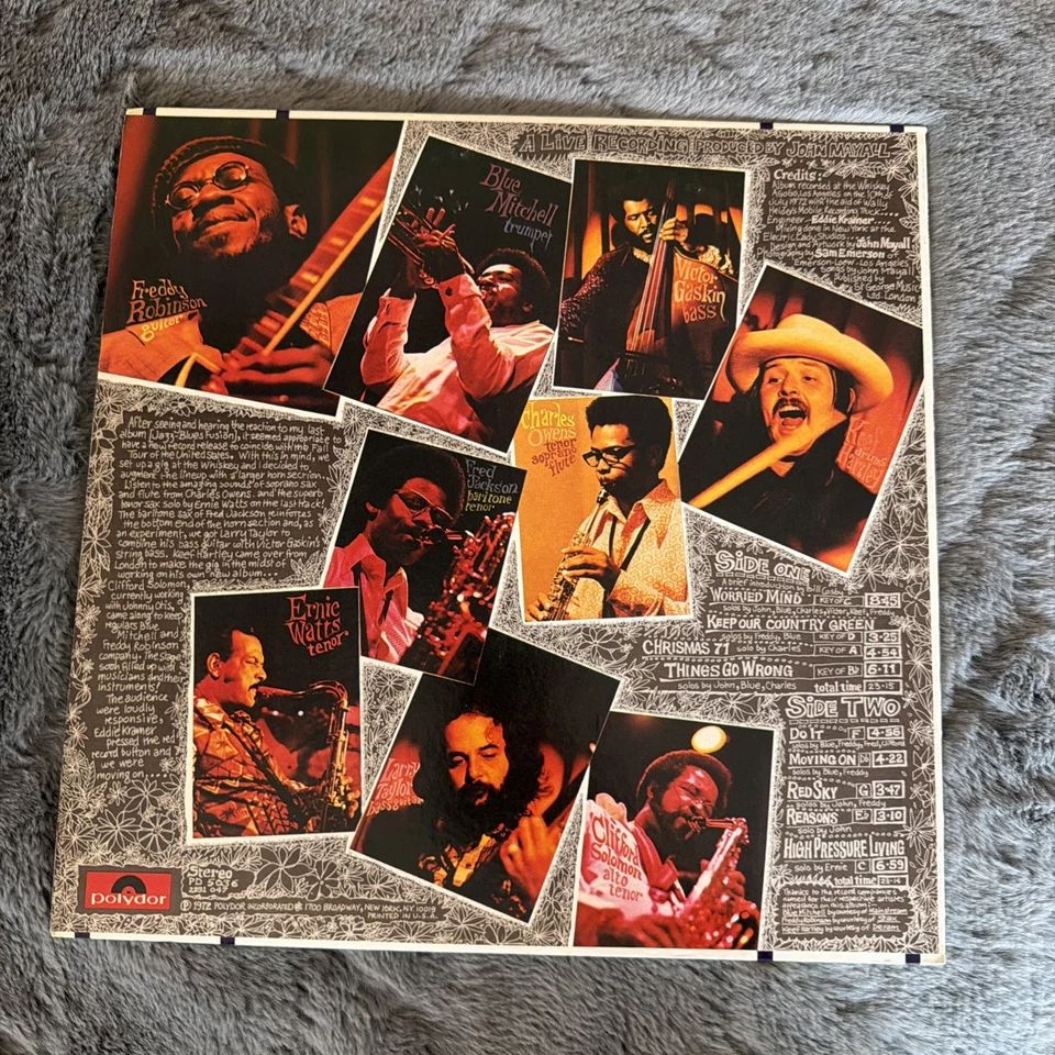 JOHN MAYALL: moving on POLYDOR 12" LP 33 RPM - Image 2 of 4