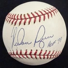 Nolan Ryan HOF 99 Signed Baseball Reggie Jackson Hologram Box Bag Cert