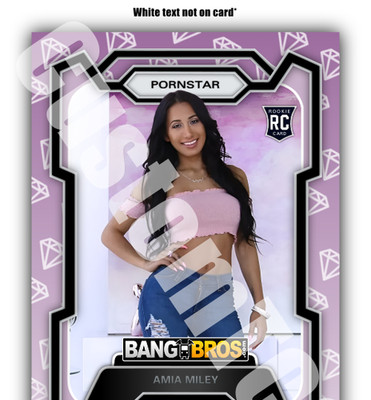 Amia Miley Adult Trading Card  | Pornstar Prizm