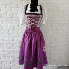 Mountain Classics Dirndl Oktoberfest Dress Size EU 36 and white blouse