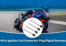 4Pcs Ignition Coil Connector Plug Pigtail Harness For Honda Suzuki Yamaha SEADOO