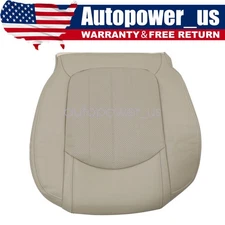 Passenger Side Bottom Perforated Leather Seat Cover Tan For 08-12 Buick Enclave