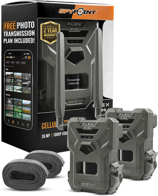 2 Pack Cellular Trail Camera, 36MP Photos and 1080P Videos with Sound,NIght Visi
