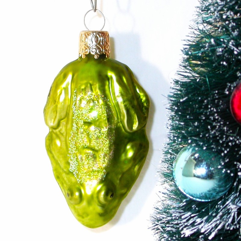Vintage Blown Glass Frog West Germany Toad Bullfrog Amphibian Christmas Ornament