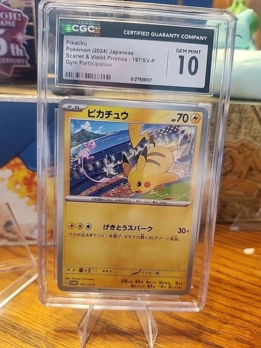 2024 Pokemon Japanese Gym Scarlet & Violet Promos 197/SV-P Pikachu