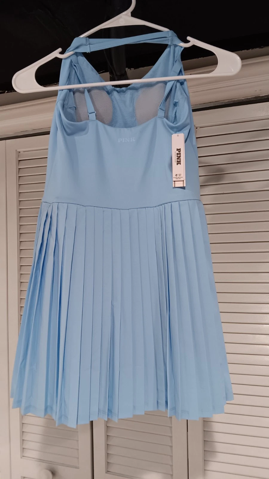 UNDERCOVER Abito Tennis Victoria’s Secret Blu Taglia XS Allenamento Corto Nuovo con etichette