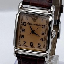Orologio da polso uomo Emporio Armani Quartz AR-0204 analogico cassa acciaio inox
