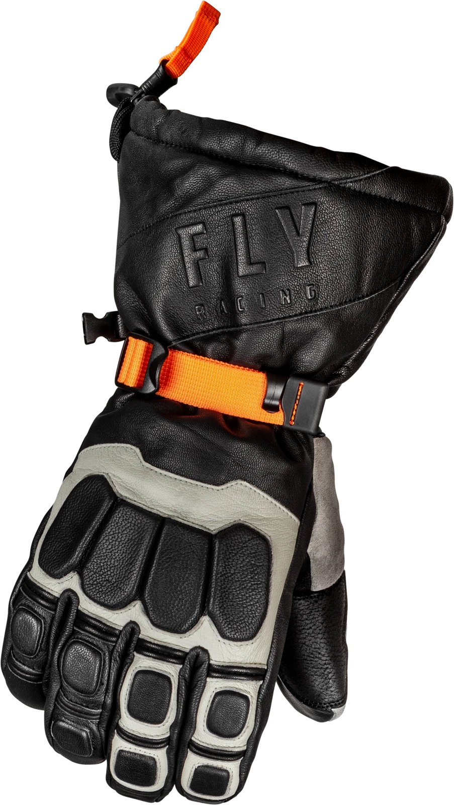 Fly Racing Glacier Gloves Black/Grey/Orange 2X Gloves