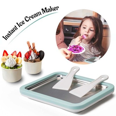 Ice Cream Rolls Platte Maker für Kinder, Familie, Gelato, Sorbet, Frozen Yogurt