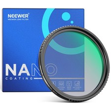 NEEWER 58mm True Colors CPL Filter, Hard Stop, Screw On Slim, HD Optical Glass