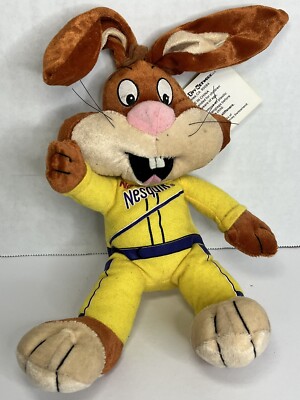 2003 Nestle Nesquik Racing Bunny Rabbit #10 Plush 16