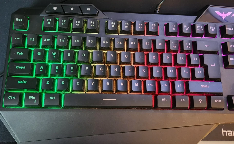 Havit Magic Eagle HV-KB392L Multi Function Backlit Keyboard Gaming Keyboard - Image 3 of 4