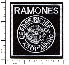 26 Pcs Embroidered Iron on patches Ramones Rock Band 2.76"x2.91" AP056qB