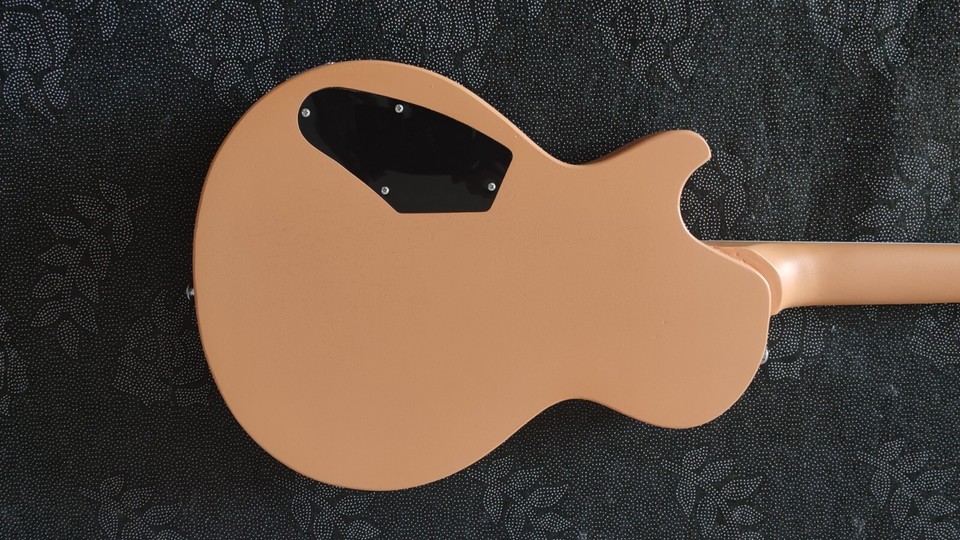 Flat single cutway double P90 pickups set neck electric guitar cream