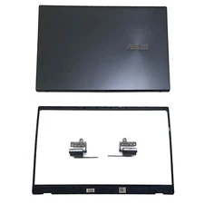 For Asus Zenbook 14 Q408UG UX425U UX425E Top Back Cover+ Bezel Hinges Dark Green