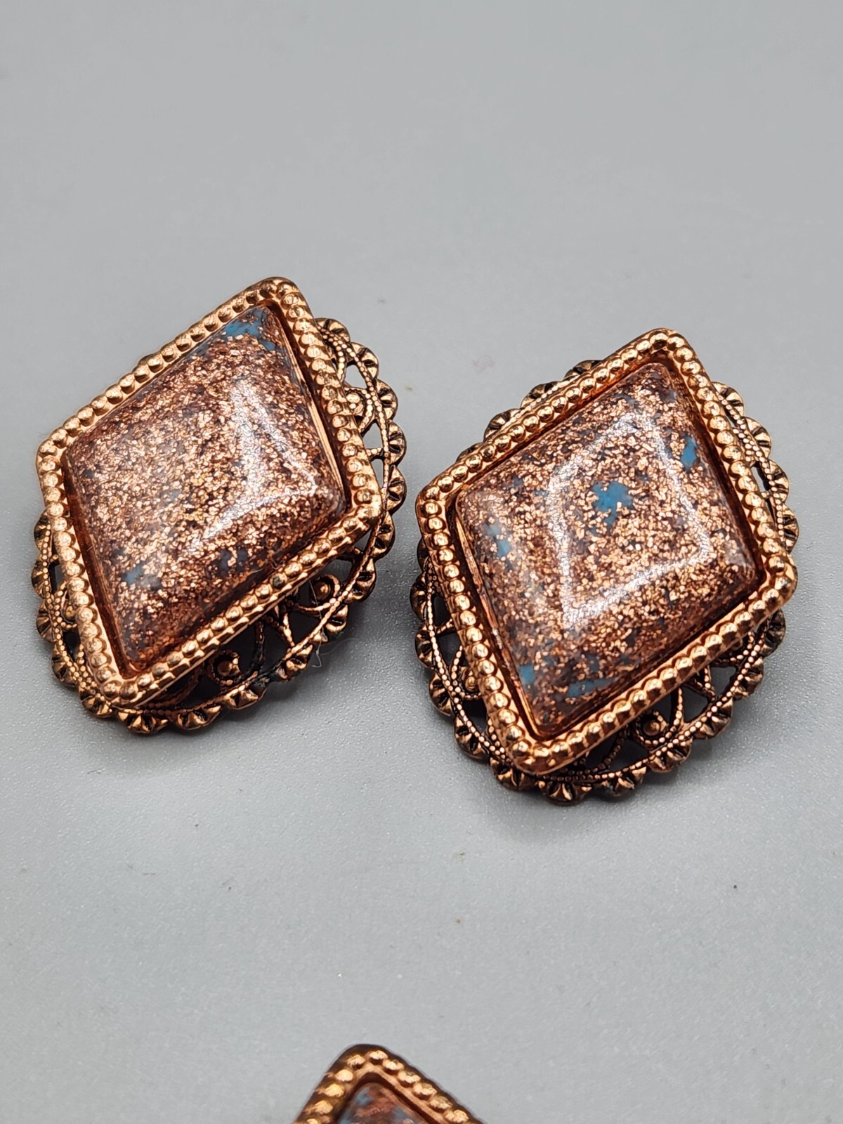 Copper - Solid - With Turquoise Accents Bracelet … - image 4