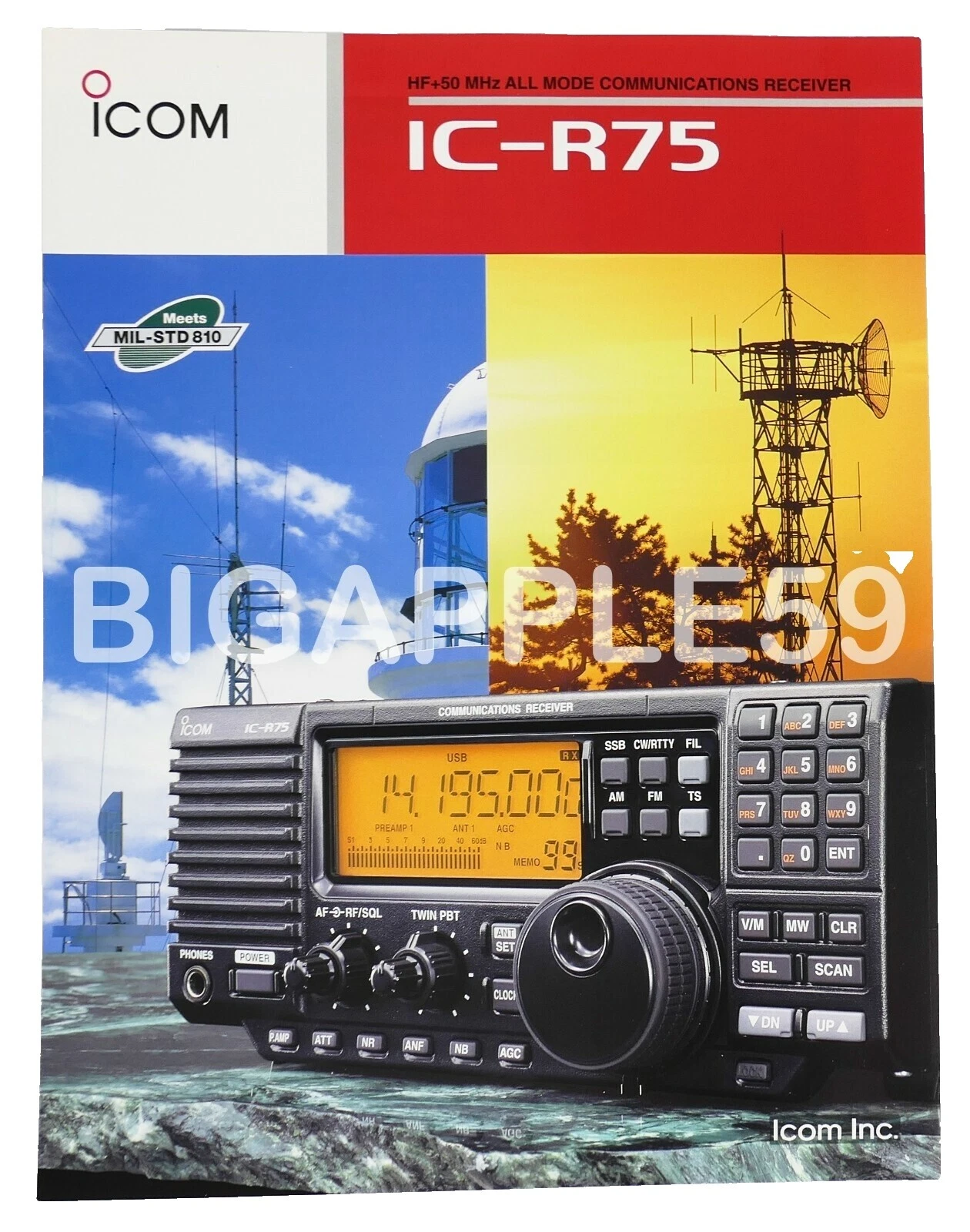 Icom HF SSB Ham Radio Receivers