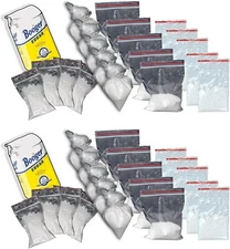 Coke Baggie Joke Sticker, Funny Booger Sugar Cocaine Stickers 40pcs 