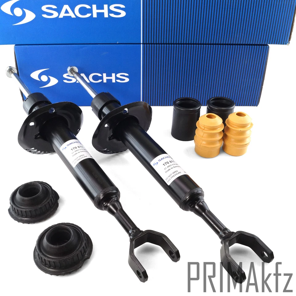 2x SACHS Stoßdämpfer +Staubmanschette Domlager vorne für Audi A6 C5 VW Passat 3B
