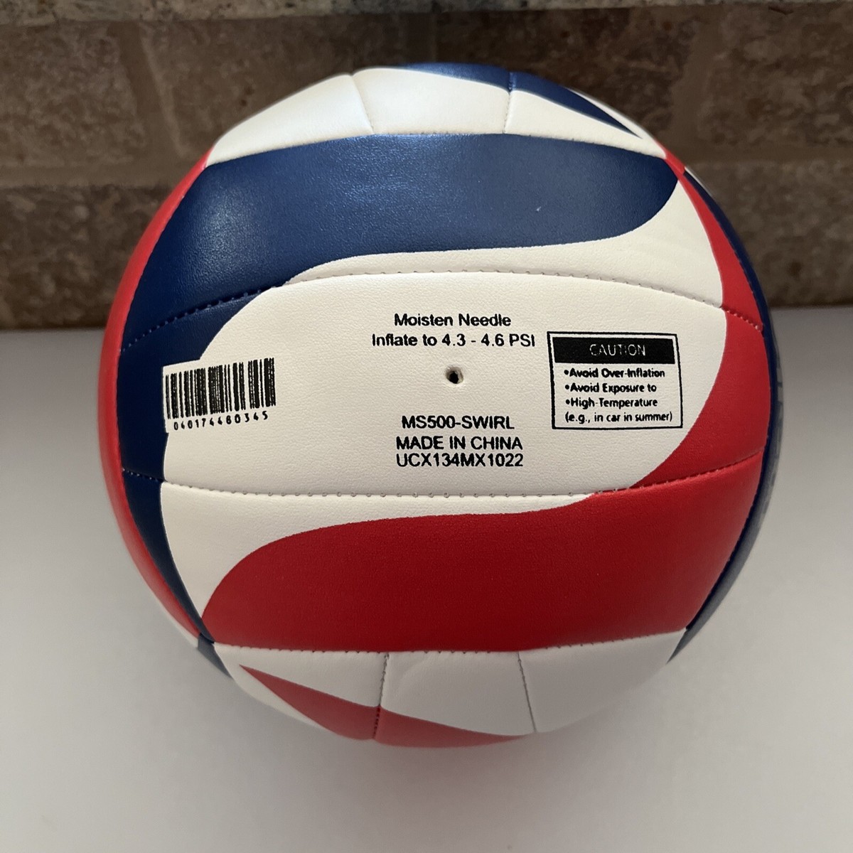 Molten NCAA Championship Volleyball Replica Ball MS5000 Swirl Red