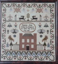 Threads of Gold Sampler Chart; Susannah Allen; New/Sealed