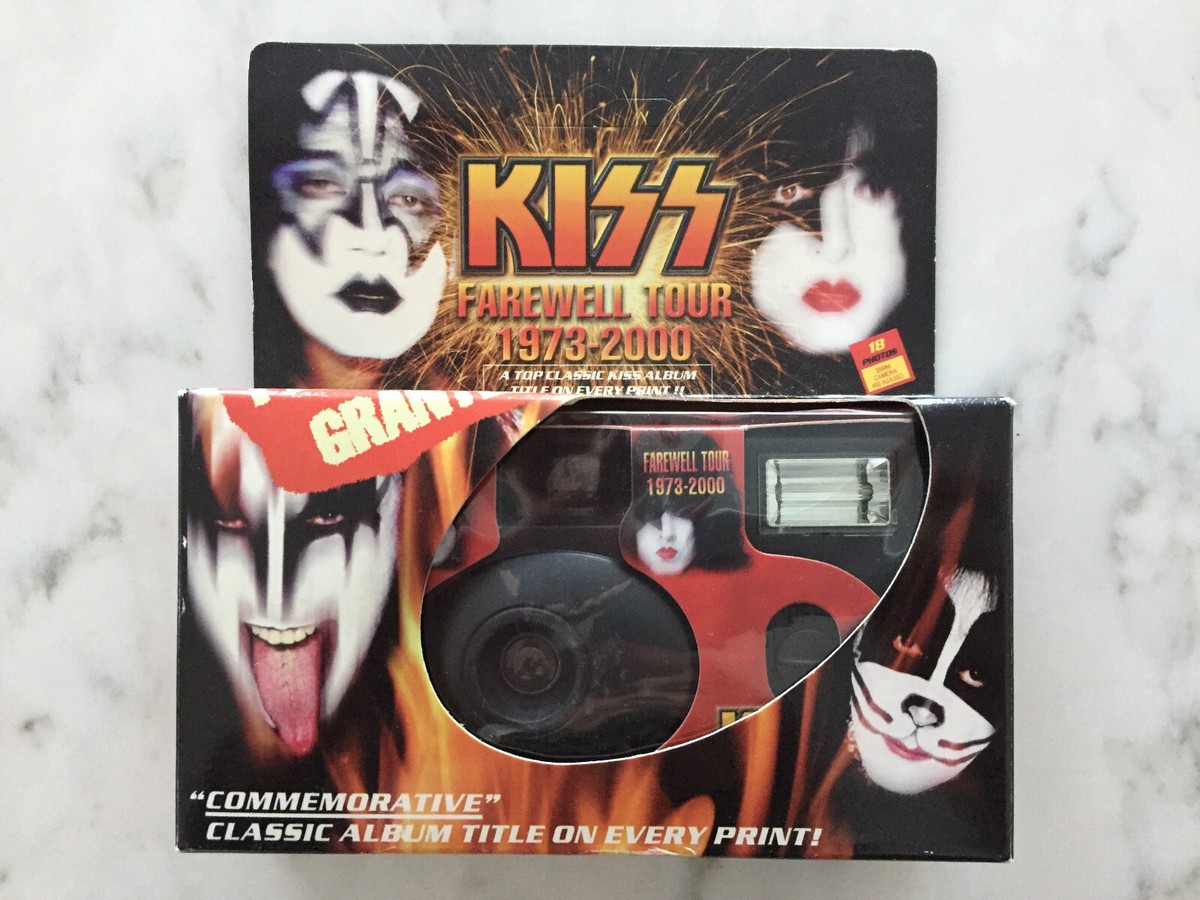 RARE Exclusive KISS Camera Farewell Tour 1973-2000 Brand new Gene