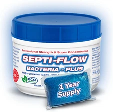 Septic Tank Treatment | Septic Enzyme Pods | 1 Year Supply | Fast-Dissolving, Li