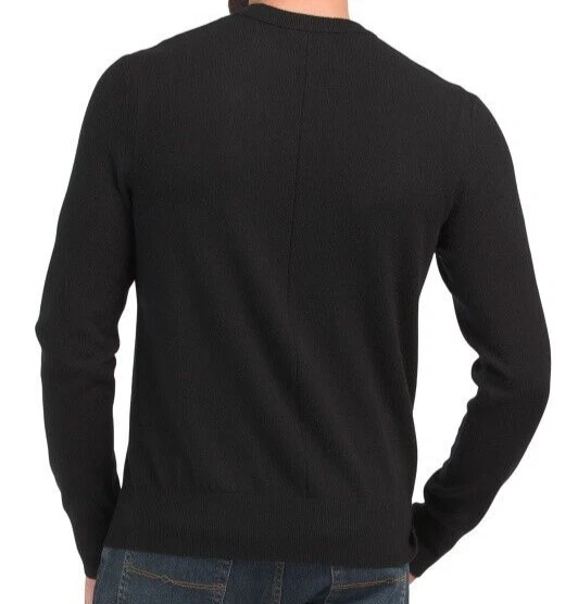 rag & bone Harding Sweater Black ITALIAN Cashmere Logo L;NWT - Image 2 of 4