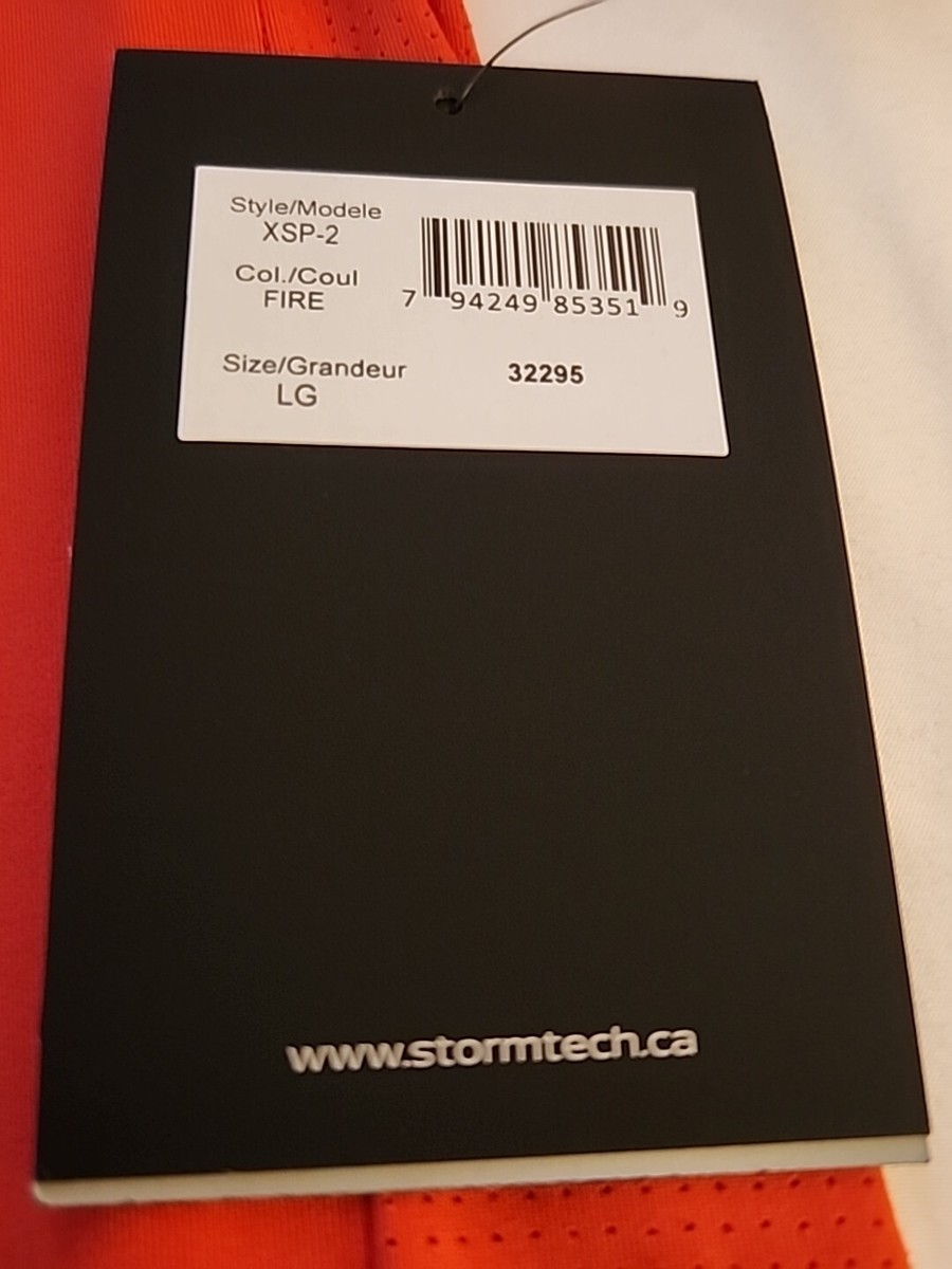 Stormtech Mens Large Fire Polo NEW | eBay
