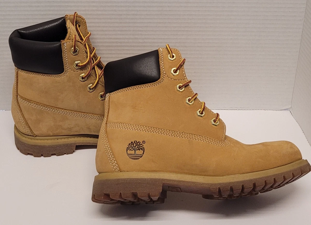 Timberland Waterville Boots Suede Camel Tan Leather 27331 Women s Size 7 M BOX