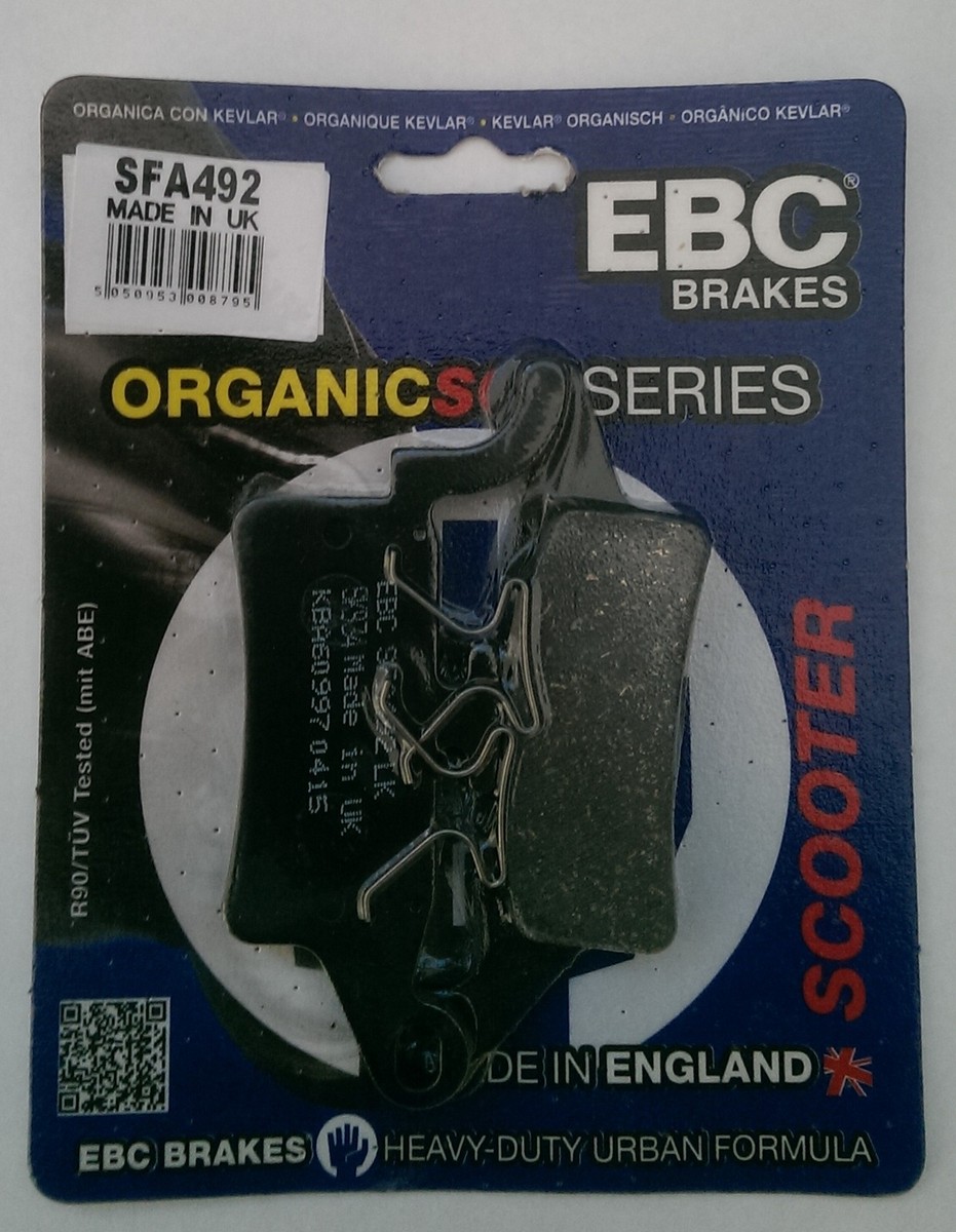EBC Organic FRONT Disc Brake Pads Fits MBK YW125 Z XOVER (2010) | eBay