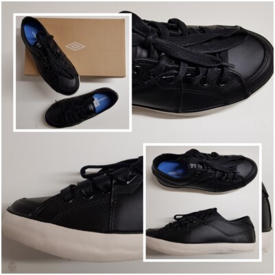 Umbro Milton Leather-A Herren Schuhe Turnschuhe Sneaker schwarz 1 40 41 42 43 44