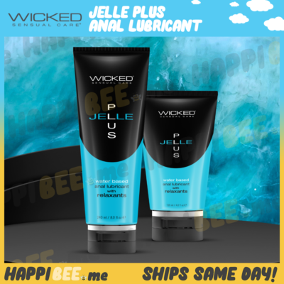 Wicked AQUA JELLE PLUS Water Lubricant🍯Wet Glide ANAL Ease Relax
