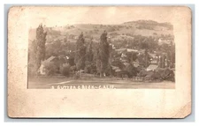 SUTTER CREEK California RPPC Mining Town Bird's eye aeria 1909