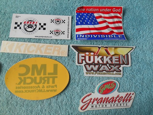 LARGE LOT OF 36 ASSORTED HIGH PERFORMANCE RACE CAR DECAL STICKERS - Picture 10 of 18